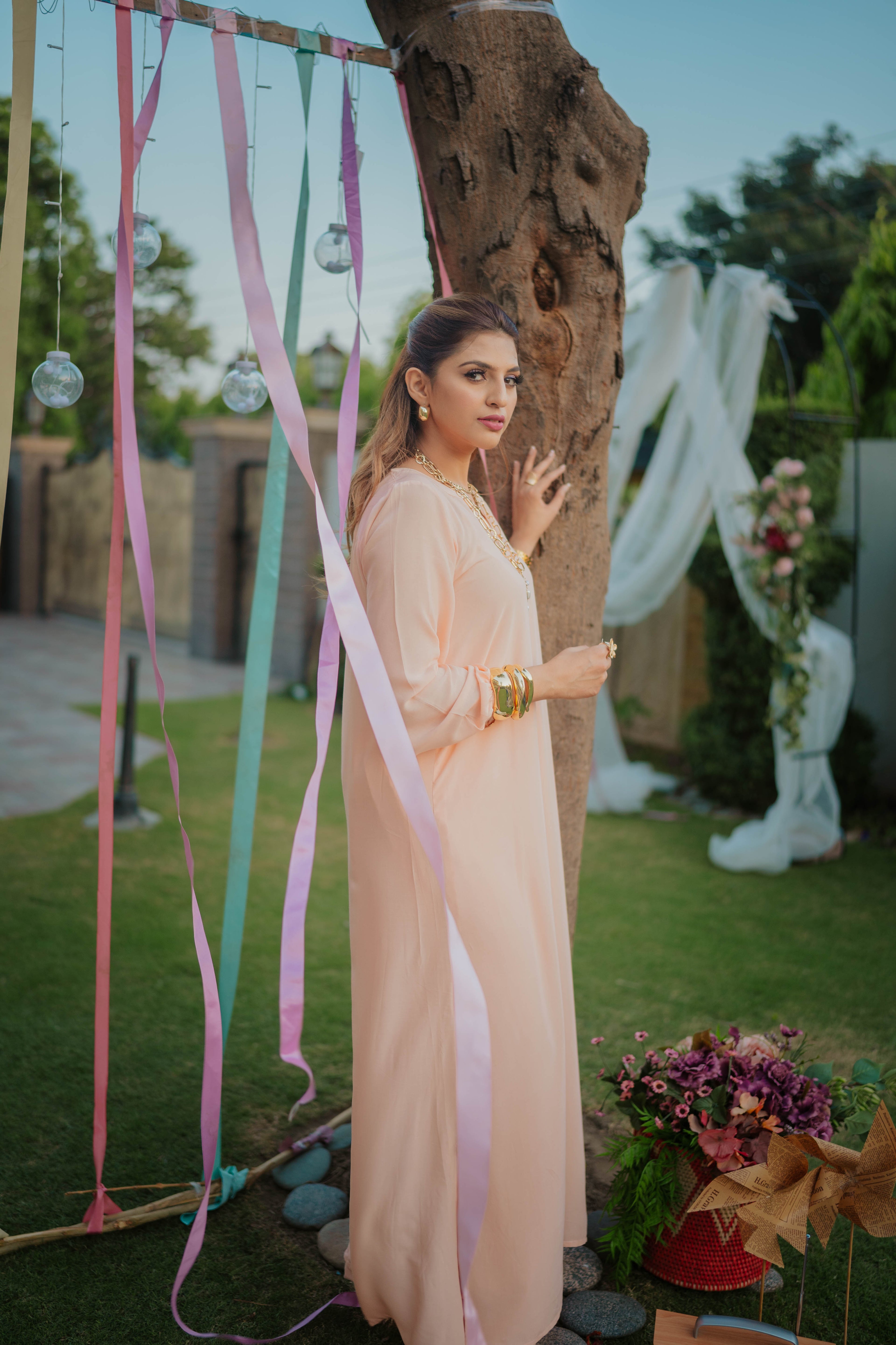 Peach Cord Set