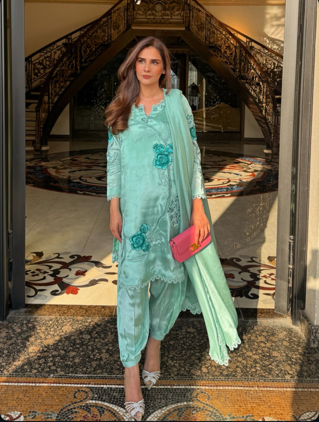 3D Floral Dress